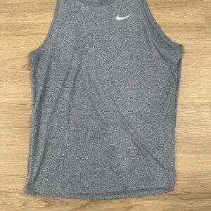 Nike Blue Heather Tank Top